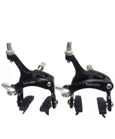 UPANBIKE Road Bicycle Fixed Gear Bike Aluminum Alloy Front Rear Caliper Brake Black F+R Brake Calipers