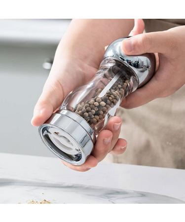 WALFREW Salt and Pepper Grinder Refillable Salt and Pepper Pepper Spice Jars for Black Pepper Sea Salt and Himalayan Salt Size: 15.7 x 5.5 cm. - Buy Online on GoSupps.com