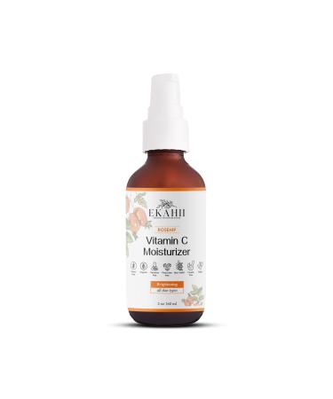 Vitamin C Face & neck moisturizer - Dark Spot Remover Face Serum Vit C Serum with Hyaluronic Acid Rosehips Noni Amalaki Orange Acerola Cherry Mango Butter- Anti Aging and Skin Brightening Serum