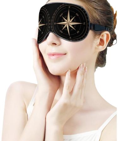 Compass Sleep Mask - Adjustable Blindfold for Men and Women | Blocks Light for a Restful Night's Sleep | Perfect for Travel and Napping - Buy Online on GoSupps.com