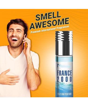 BlueQueen Natural Attar Cologne Roll On Perfume Fragrance For Women and Men | Alcohol Free Long Lasting | With Aquatic Citrus Floral Musky Scent - 8Ml - Pack of 6 - Buy Online on GoSupps.com