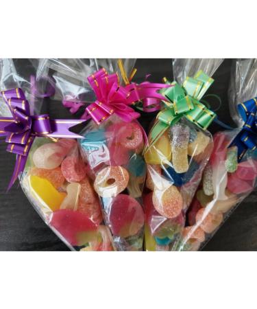 Pre Filled Vegan Themed Sweet Cones Assorted Fizzzy - Non Fizzy Sweet for Kids Birthday Party - Vegan Pick N Mix Sweets (1 Count (pack of 5)) - Buy Online on GoSupps.com