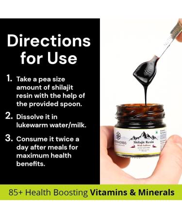 Pure Shilajit Resin with Saffron - Sourced from The Himalayas Natural Humic and Fulvic Acid Trace Minerals Supplement for Energy Immune Support Memory and Mood Boost (30g Pack of 3) 1.06 Fl Oz (Pack of 3) - Buy Online on GoSupps.com