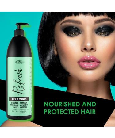 JOANNA PROFESSIONAL_Ceramides Hair Shampoo For All Hair Types shampoo for all hair types Ceramides 1000ml - Buy Online on GoSupps.com