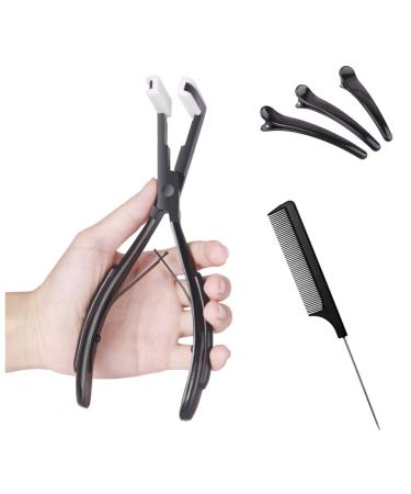 Tape In Professional Hair Extensions Pliers Flat Surface Sealing Pliers Woman for Human Hair Extension Pliers Hair Tools Hair Extension Tape