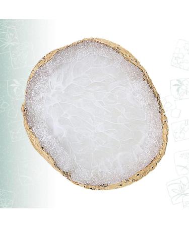 FUNOMOCYA Unique Resin Manicure Palette Agate Edge Nails Plate Art Tools White Kit 95*83cm white - Buy Online on GoSupps.com