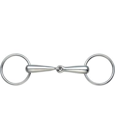 Shires Equestrian - Hollow Mouth Loose Ring Snaffle - S/steel - Size: 51/4 - Buy Online on GoSupps.com