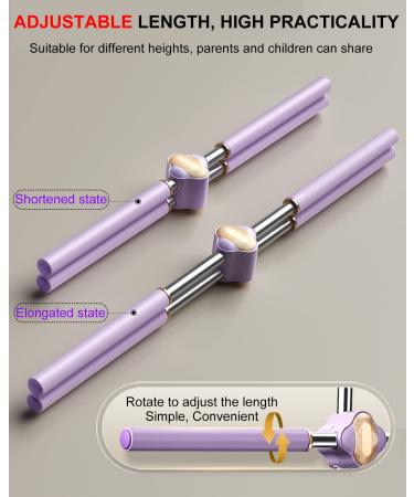 Retractable Back Posture Corrector Stick for Women, Men & Kids - Purple | Humpback Correction & Yoga Stretching Tool - Buy Online on GoSupps.com