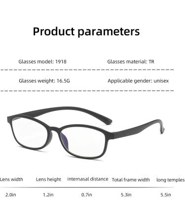 Smart Zoom Reading Glasses - Lightweight Ultra-Clear Anti-Blue Light TR90 - Black | International Shipping Available - Buy Online on GoSupps.com