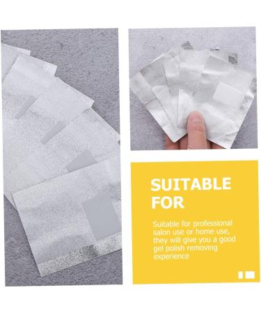  POPETPOP POPETPOP 100-Sheet Gel Polish Remover Kit Aluminum Foil Sheets and Nail Polish Removers - Buy Online on GoSupps.com