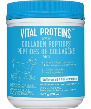 Vital Proteins Collagen Peptides 567g - Hydrolyzed Collagen - 10g per Serving - Unflavored & Collagen Creamer 300g 10 g Collagen Peptides per serving - Vanilla Flavoured - Buy Online on GoSupps.com