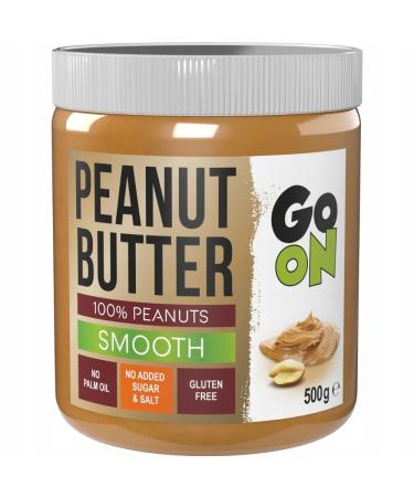 Sante Go On Peanut Butter - No added sugar salt palm oil - 100% nuts - High protein content - 1 pack x 500g (Smooth)