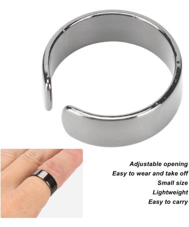 Magnetic Adjustable Rings for Weight Loss | Healing Metal Rings for Men & Women - Black - Buy Online on GoSupps.com
