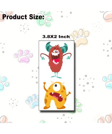 Tazimi Sea Animals & Monster Temporary Tattoos - 20 Pcs Cute Ocean Animals for Kids Birthday Party Favors - Buy Online on GoSupps.com