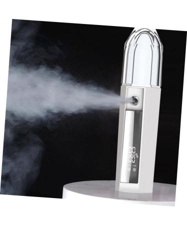 Gogogmee 1pc Air Humidifier Portable Humidifier Hydrating Mist Spray Facial Mist Sprayer Spray Humidifier Mini Face Humidifier Rechargeable Facial Sprayer Spray Mister Skin Moistener White 15.60X3.60X3.60CM White - Buy Online on GoSupps.com