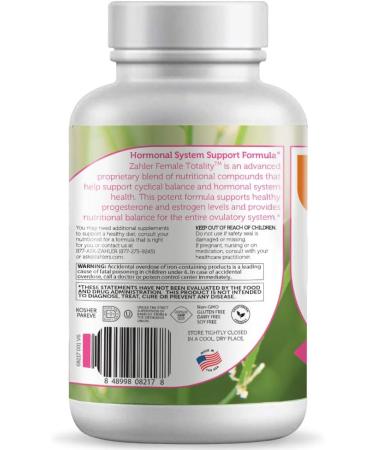 Zahler Female Totality Fertility Supplements - 120 Capsules | Prenatal Vitamins for Women | Certified Kosher - Buy Online on GoSupps.com