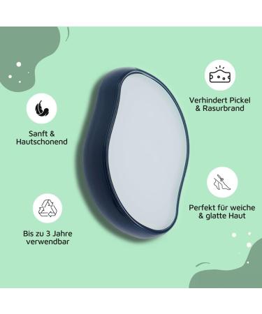 Glady 3.0 Original Nano Hair Remover - Effortless Hair Removal for Men & Women | Crystal Hair Remover for Smooth Skin | Permanent Hair Removal Solution (Black) - Buy Online on GoSupps.com