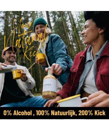 GIMBER - Sweet Lilly - Organic ginger concentrate 200ml - Alcohol-free organic drink made from a mixture of ginger passion fruit pineapple and turmeric - Essence of - Buy Online on GoSupps.com