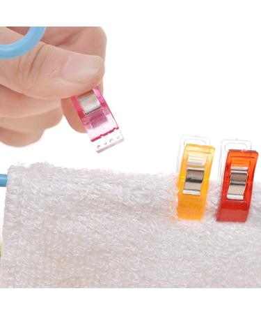 180 Multicolor Plastic Craft Clips - Sewing, Quilting, Crochet, and Knitting Supplies - Buy Online on GoSupps.com