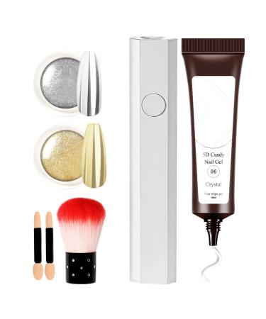Nail Molding Gel Decorative Nail Glue | Non-Stick Modeling Gel for Everyday Use and Special Occasions