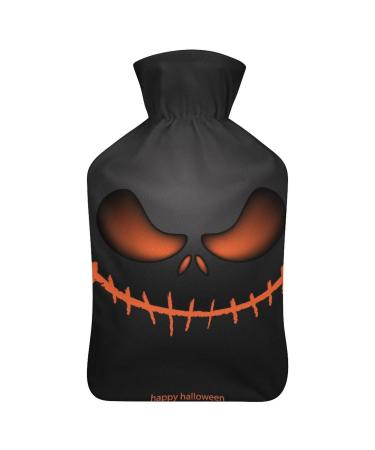 Pumpkin Hot Water Bottle With Cover Plush Bed Bottle Hand Warmer For Adults And Children 26.5X15.3cm