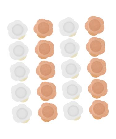 TOGEVAL 40 Pieces Castor Oil Paste for Abdomen Castor Oil Pads for Knee Castor Oil Wrap for Body Castor Oil Wrap for Abdomen Castor Oil Pads for Feet