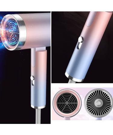 Travel Hair Dryer Cute Ion Hair Dryer Portable Compact Hair Dryer 3 Speeds Low Noise Overheat Protection - Buy Online on GoSupps.com