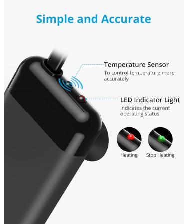 NICREW Aquarium Heater 25W - Constant Thermostat Control for Nano Aquariums | International Shipping Available - Buy Online on GoSupps.com