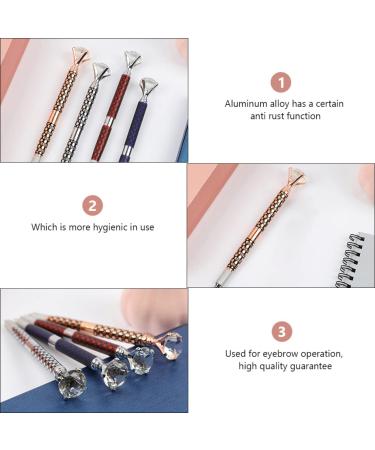 FOMIYES FOMIYES Microblading Eyebrow Pen 2 Pieces 3 Needles Aluminum Alloy For Women - Buy Online on GoSupps.com
