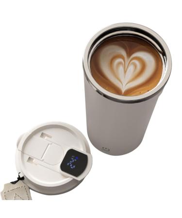 Gobelet auto-m langeur - 400 ml tanche avec couvercle en paille | Tasse caf agitation automatique pour poudre de prot ines de lait boissons l'avoine camping de bureau domicile de voyage