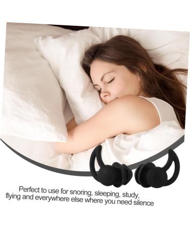 FRCOLOR Noise Cancelling Earbuds - Waterproof Sound-Isolating Ear Inserts for Musicians Sleeping and Travel - Anti-Noise Mute Earbuds for Concerts and Motorcycles - Black - Buy Online on GoSupps.com