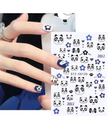 Sliders Decals Glitter Cute Shiny Charms Nail Stickers Panda 3D(STZ-CS120) - Buy Online on GoSupps.com