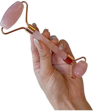 Glow & Grace Rose Quartz Roller - Enhance Your Beauty Routine | International Shipping Available - Buy Online on GoSupps.com