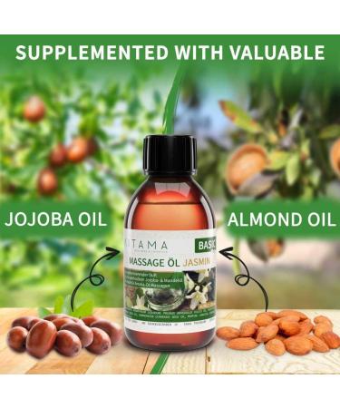 KitaMa Jasmine Massage Oil - 500ml Nourishing Aroma Oil for Relaxation & Care - Thai Body Oil for Massages - Buy Online on GoSupps.com