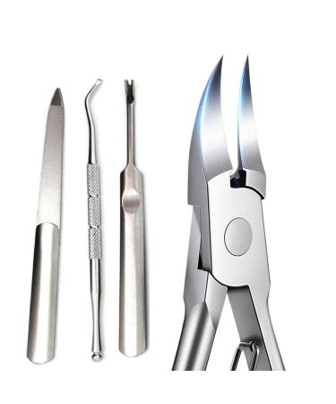 Toenail Clippers for Seniors Thick Toenails Nail Clipper Set for Men Nail Clippers for Ingrown Toenail Corrector Nail Clippers for Acrylic Nails Nail