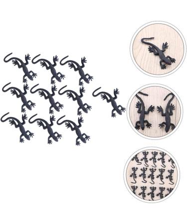 Shop Healeved 10-Pack Halloween Simulation Gecko Toys | Mini Black Gecko Models for April Fools & Creepy Halloween Decor - 3.5x8cm - Buy Online on GoSupps.com