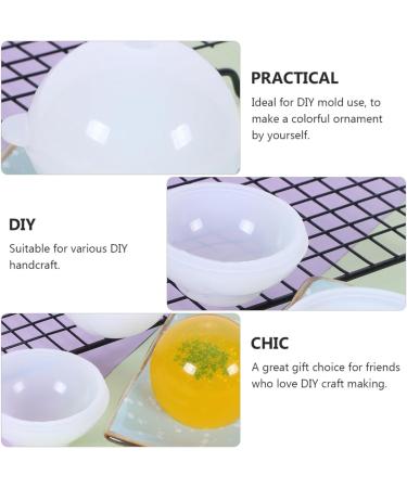 COHEALI Spherical Mold Round Silicone Molds Clear Epoxy Silicone Pendant DIY Tool Supplies Manual Necklace - Buy Online on GoSupps.com