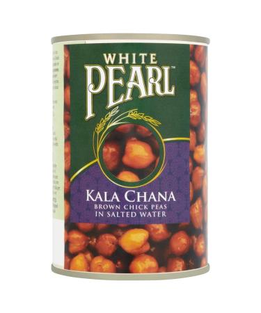 White Pearl Kala Chana Brown Chick Peas in Salted Water 400g-Food