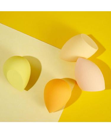 Premium Makeup Sponge Egg Latex-Free Makeup Puff Beauty Foundation Blend Sponge Wet and Dry Multifunctional Professional Makeup Tools Safe to Use on Your Skin Beauty Blender (Yellow) - Buy Online on GoSupps.com