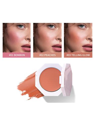 Allbesta Rouge Palette Blush - Peach Matte Powder Face Cheek Make-up (05#) | International Shipping Available - Buy Online on GoSupps.com