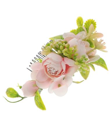 FRCOLOR flower bridal comb wedding headpiece womens hair accessories womens accessories accesorios para mujer accessories for women hair accessory for girls hair comb alloy bride prom