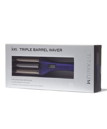 Ion Titanium Triple Barrel Waver - Create Effortless Beach Waves - Buy Online on GoSupps.com