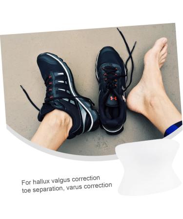 Minkissy 5 Pairs Hallux Pads | Big Separation Varus & Overlapping Pad Straighteners for Bunion Relief - International Shipping Available - Buy Online on GoSupps.com