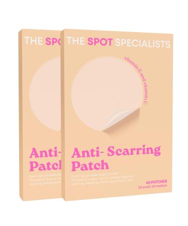 The Anti Scarring Patch (2 Pack) | Bespoke Formula Pimple Patches for Face to Fight Acne & Minimize Scars | Results After 6 Hours | Strategically Curated Ingredients | Created By Dermatologists Pack of 2 Anti Scarring Patches