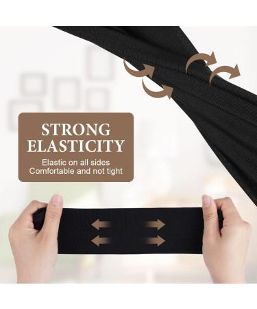URAQT Sports Headband 2Pcs Elastic Head Bands Hairband Yoga Cotton Headbands Unisex Fitness Exercise Headwear Non-Slip Sweatband for Men and Women Sports Workout Running Cycling and Yoga 2pcs-Wide sport headband - Buy Online on GoSupps.com