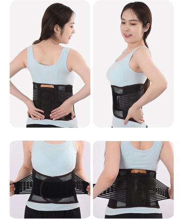 Lower Back Braces for Back Pain Relief - Compression Lumbar Support Belt for Men Women Lumbar Support Waist Backbrace for Herniated Disc Sciatica Scoliosis (Color : Black Size : Large) ((Black SMA Black Small - Buy Online on GoSupps.com