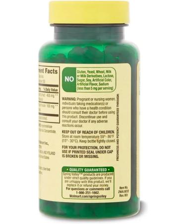 Spring Valley Valerian Root Capsules 500 mg 100 Count + STS Sticker. - Buy Online on GoSupps.com