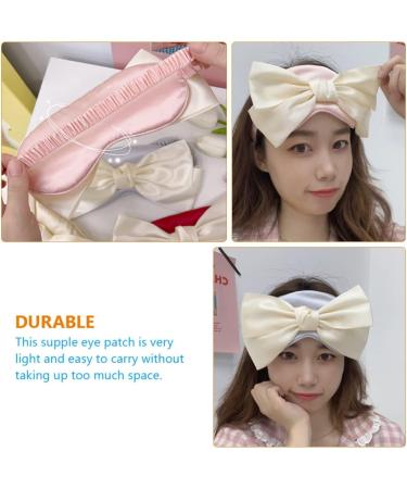 GLEAVI 2pcs Silk Eye Mask - Fully Light Blocking Sleep Eye Shades for Comfortable Night Rest | Cute Blindfolds for Girls - Buy Online on GoSupps.com