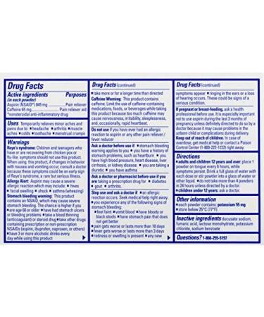 Stanback Headache Powders - 50 Count Pack | Fast-acting Pain Relief | Packaging May Vary - Buy Online on GoSupps.com