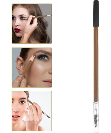 LALADEFIEE Pencil Brow Pen Eye Brow Pencil Wood Brow Pencil Portable Brow Pencil Wooden 1 count (Pack of 1) Coffee - Buy Online on GoSupps.com